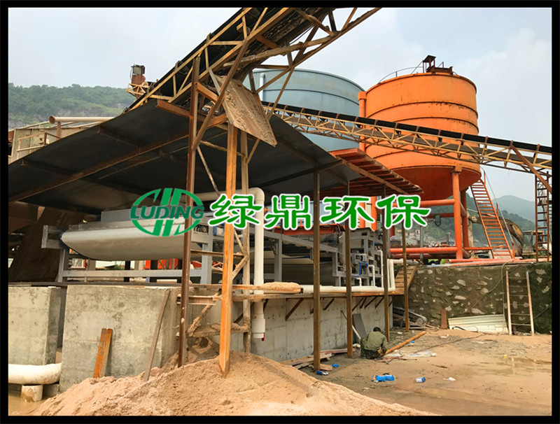 洗砂廠帶式壓濾機處理案例(漳州) 1